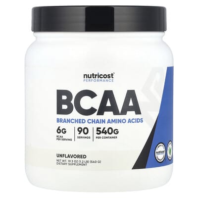 Nutricost, Performance Boost, BCAAs, Original, 1.2 lbs (540 g)