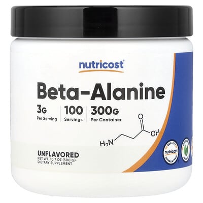 Nutricost, Beta-Alanine, Original, 10.7 oz (300 g)