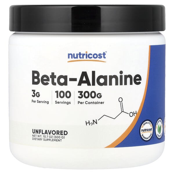 Beta Alanine, Unflavored, 10.7 oz (300 g)