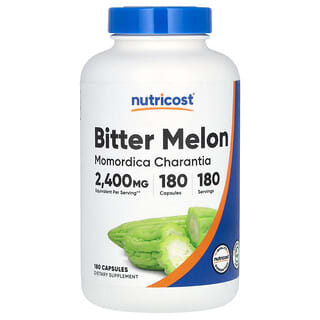 Nutricost, Bittermelone, 2.400 mg, 180 Kapseln