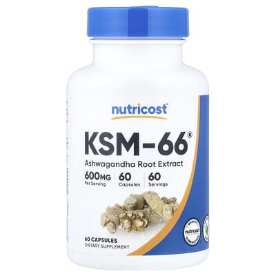 Norland Nutricost, KSM-66®, Ashwagandha Root Extract, 60 Capsules supplement Uganda UGX 55194