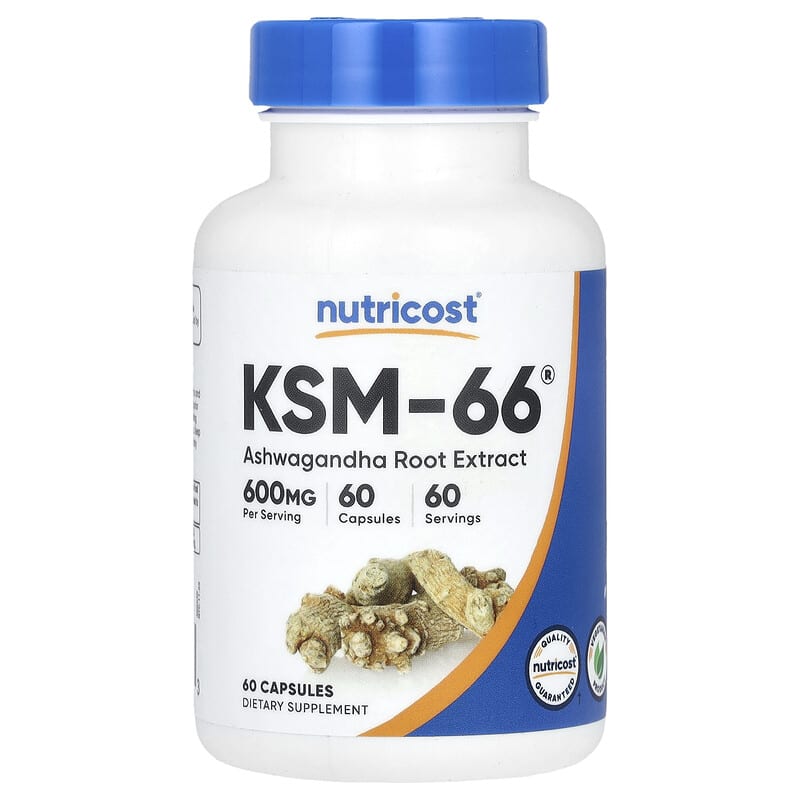 KSM-66、アシュワガンダ根エキス、660mg、60粒