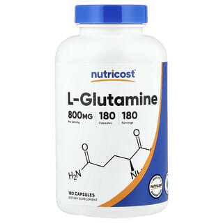 Nutricost, L-glutamine, 180 capsules