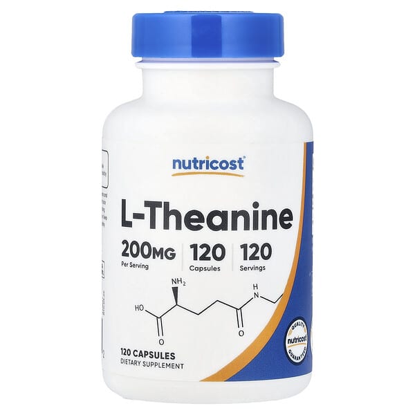 Nutricost L-Theanine, 200 mg, 120 Capsules