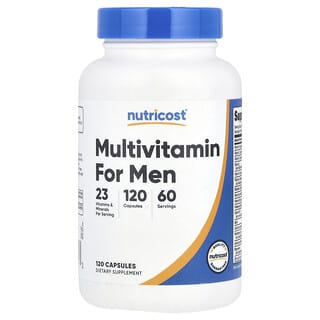 Nutricost, Мультивитамины для мужчин, 120 капсул