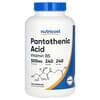 Ácido Pantotênico, Vitamina B5, 500 mg, 240 Cápsulas