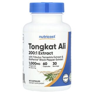 Nutricost, Tongkat Ali, 60 Capsules