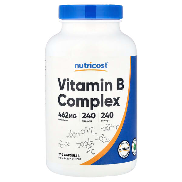 Nutricost, Vitamin B Complex, 240 Capsules