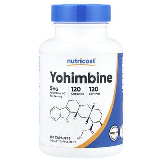 Nutricost, Yohimbin, 5 mg, 120 Kapseln