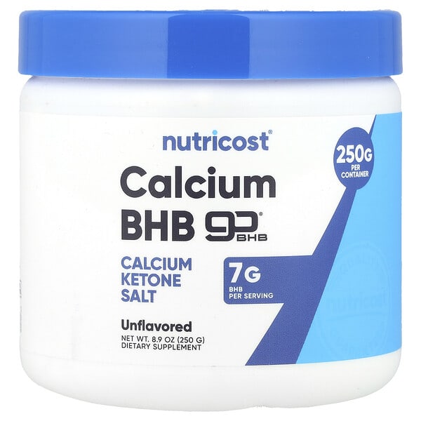 Calcium BHB, goBHB®, Unflavored, 8.9 oz (250 g)