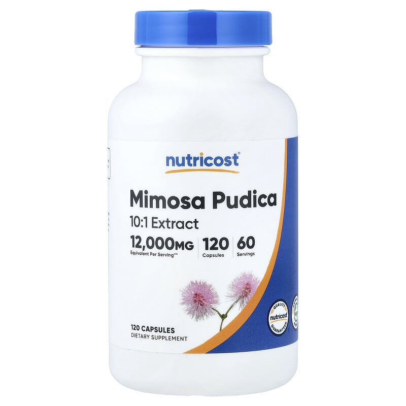 Mimosa pudica, 120 Cápsulas (600 mg por Cápsula)