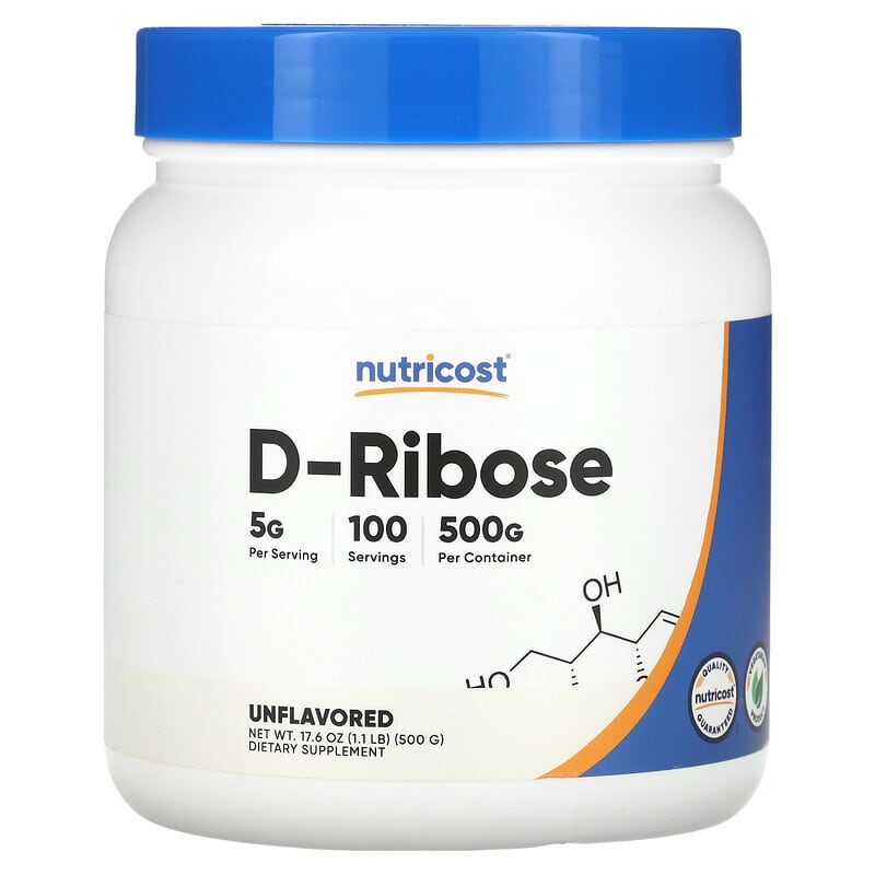  BULKSUPPLEMENTS.COM D-Ribose Powder - Dietary Supplement for  Energy & Muscle Support - Unflavored - 5g (5000mg) per Serving, 200  Servings (1 Kilogram - 2.2 lbs) : Health & Household