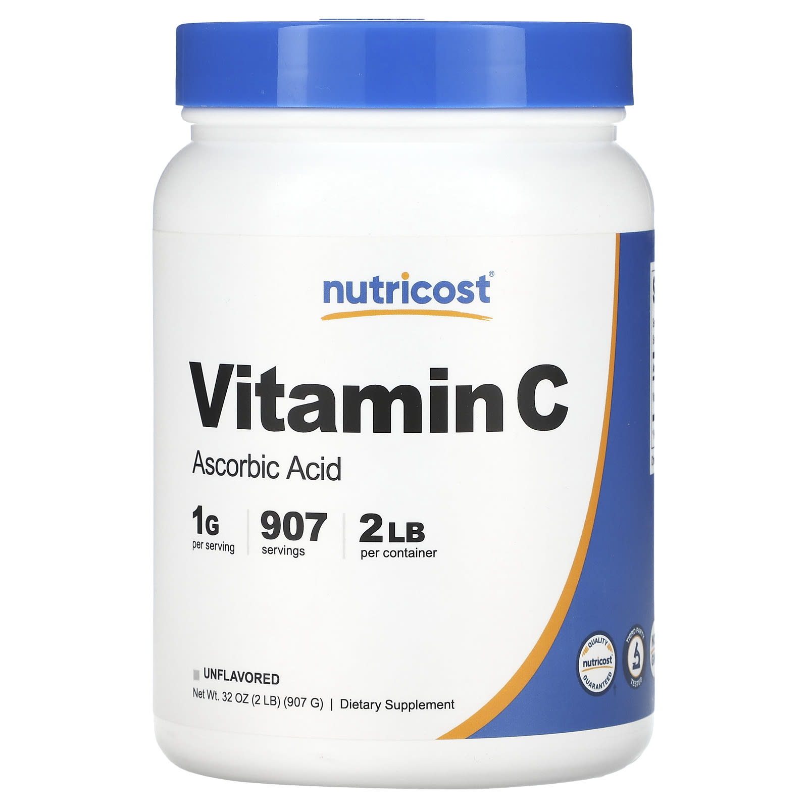 Nutricost, Vitamin C, Unflavored, 32 oz (907 g)