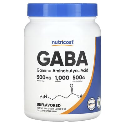 Nutricost, GABA, Original, 17.6 oz (500 g)