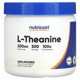 Nutricost, L-茶氨酸，原味，3.5 盎司（100 克）