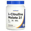 L-Citrulline Malate 2:1, Unflavored, 21.2 oz (600 g)