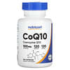 CoQ10, коэнзим Q10, 100 мг, 120 капсул