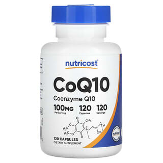 Nutricost, CoQ10, 100 mg, 120 Capsules