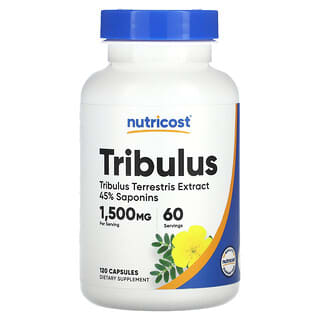 Nutricost, Tribulus, 1,500 mg, 120 Capsules (750 mg per Capsule)