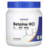 Clorhidrato de betaína, sin sabor, 507 g (1,1 lb)