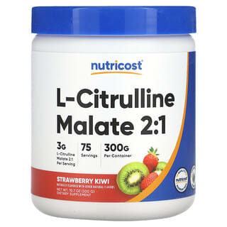 Nutricost, L-Citrulline Malate 2:1 Powder, Strawberry Kiwi, 10.7 oz (300 g)