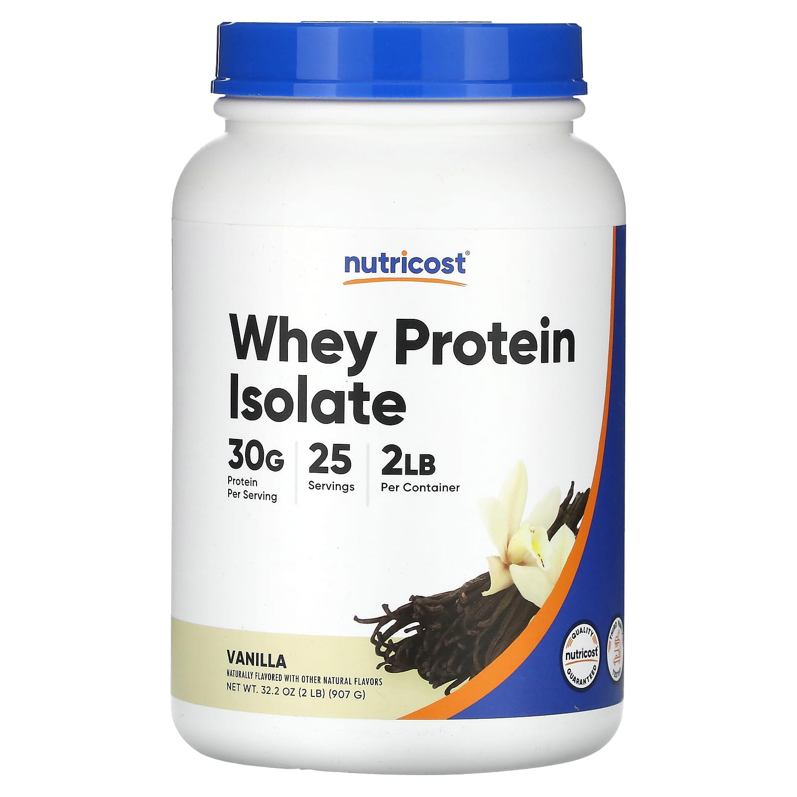 Nutricost Whey Protein Isolate Powder Vanilla 2 Lb 907 G 6786