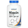 Niacina, 500 mg, 240 cápsulas