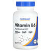 Vitamina B6, 100 mg, 240 cápsulas