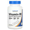 Vitamin B1, Ergänzungsmittel mit Vitamin B1, 500 mg, 120 Kapseln
