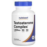 Nutricost, Complejo de testosterona, 600 mg, 90 cápsulas