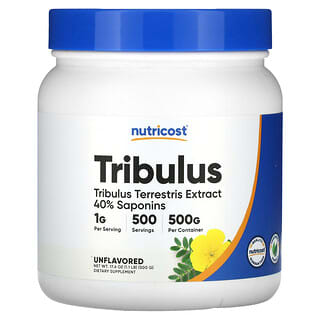 Nutricost, Tribulus, Non aromatisé, 500 g