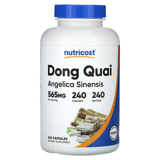 Nutricost, Dong Quai, 565 mg, 240 Capsules