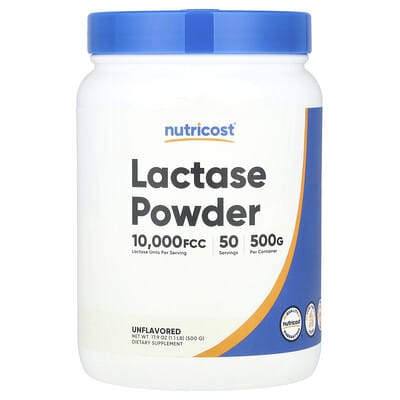 Nutricost, Lactase Powder, Original, 1.1 lb (500 g)