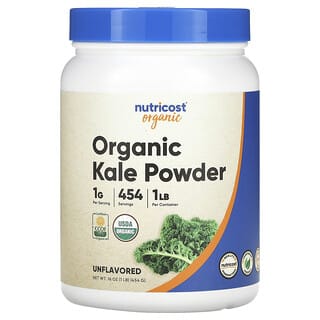 Nutricost, Bio-Grünkohlpulver, geschmacksneutral, 454 g (1 lb.)