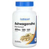Extrait de racine d'ashwagandha, 600 mg, 120 capsules