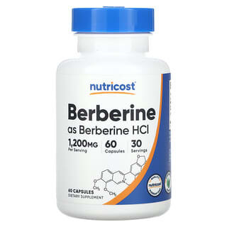Nutricost, Berberine, 600 mg, 60 Capsules