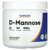 D-манноза, без добавок, 100 г (3,5 унции)
