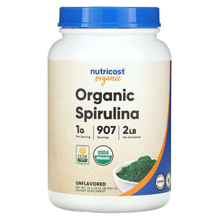 Nutricost, Bio-Spirulina, geschmacksneutral, 907 g (32,4 oz.)