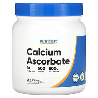 Nutricost, Calciumascorbat, geschmacksneutral, 500 g (1,1 lb.)