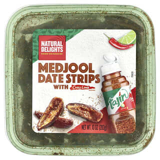 Natural Delights, Medjool Date Strips With Tajin® Chili Lime, 10 oz (283 g)