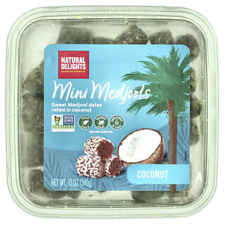 Natural Delights, MiniMedjools, Coco, 340 g (12 oz)