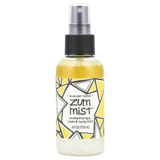 ZUM, Zum Mist, Spray de Aromaterapia para Corpo e Ambiente, Lavanda e Limão, 118 ml (4 fl oz)