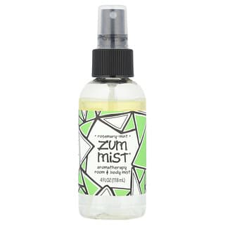 ZUM, Zum Mist®, Spray d’aromathérapie et pour le corps, Romarin et menthe, 118 ml