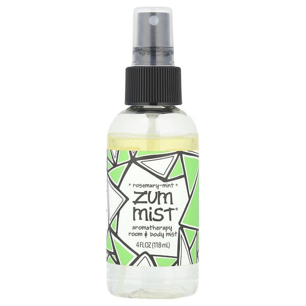 ZUM, Zum Mist®, 아로마테라피 룸 & 바디 미스트, 로즈메리-민트, 118ml(4fl oz)