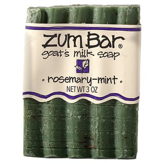 ZUM‏, Zum Bar, סבון מוצק מחלב עזים, רוזמרין-מנטה, 3 אונקיות