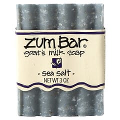 ZUM, Zum Bar（ズムバー）、ヤギミルク石鹸、海塩、3オンス