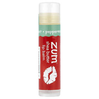 ZUM, Shea Butter Lip Balm, Lippenbalsam mit Sheabutter, Pfefferminze, 0,15 oz