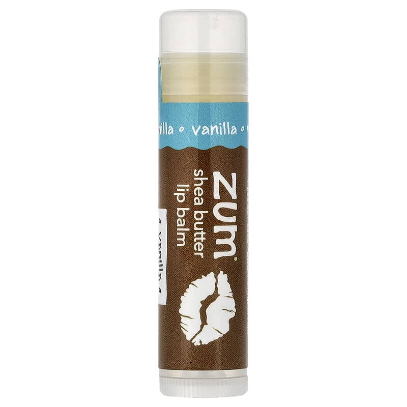 Zum Kiss、シアバターリップクリーム、バニラ、4.25g