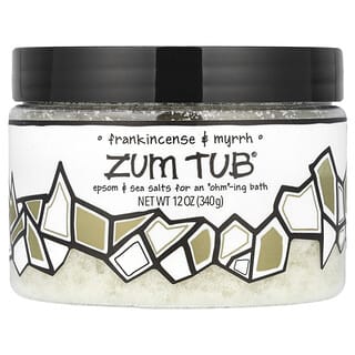 ZUM, Zum Tub®, Epsom & Sea Salts, Frankincense & Myrrh, 12 oz (340 g)