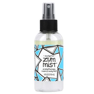 ZUM, Zum Mist, спрей для комнаты и тела для ароматерапии, эвкалипт, 118 мл (4 жидк. Унции)